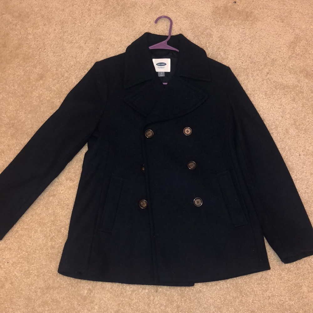 Old Navy Navy Blue Pea Coat